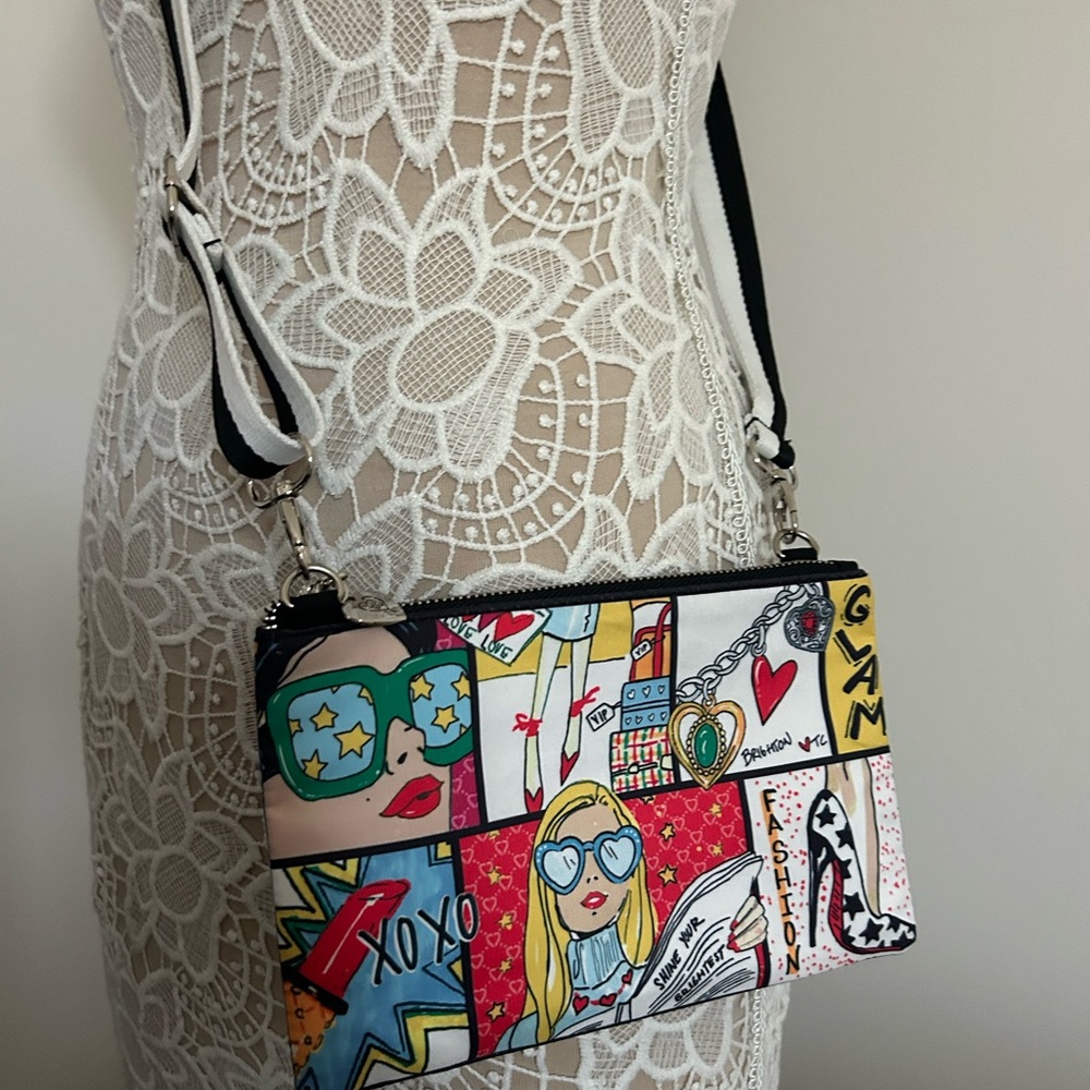 Brighton Glam Girl crossbody pop art by Tom Clancy.